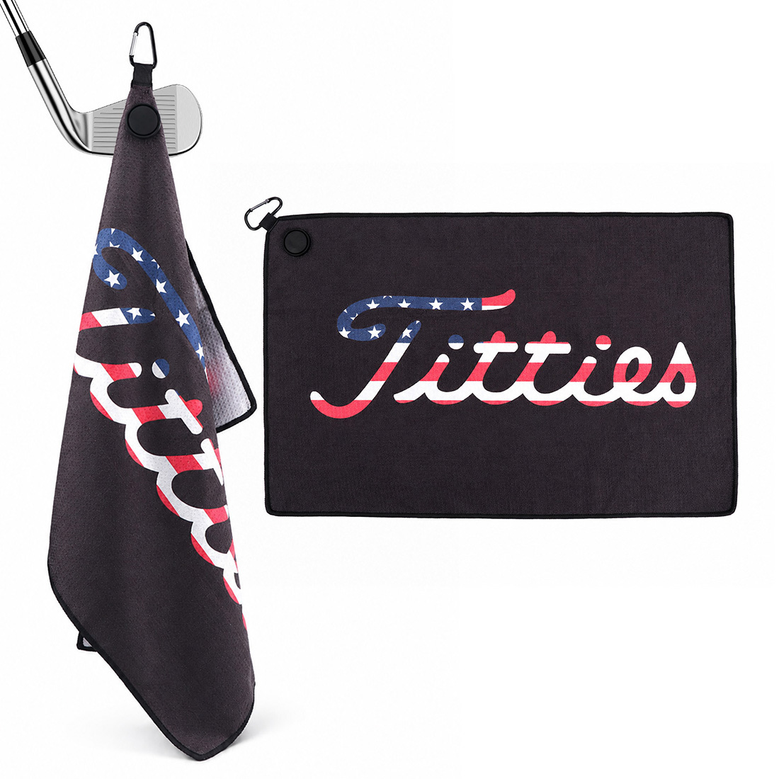 Golf Towel Waffle - Asciugamano da Golf Magnetico a Forma