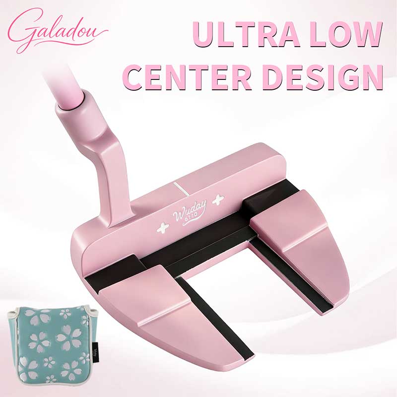 Golf Equipment Value - Putter da golf rosa con copertura