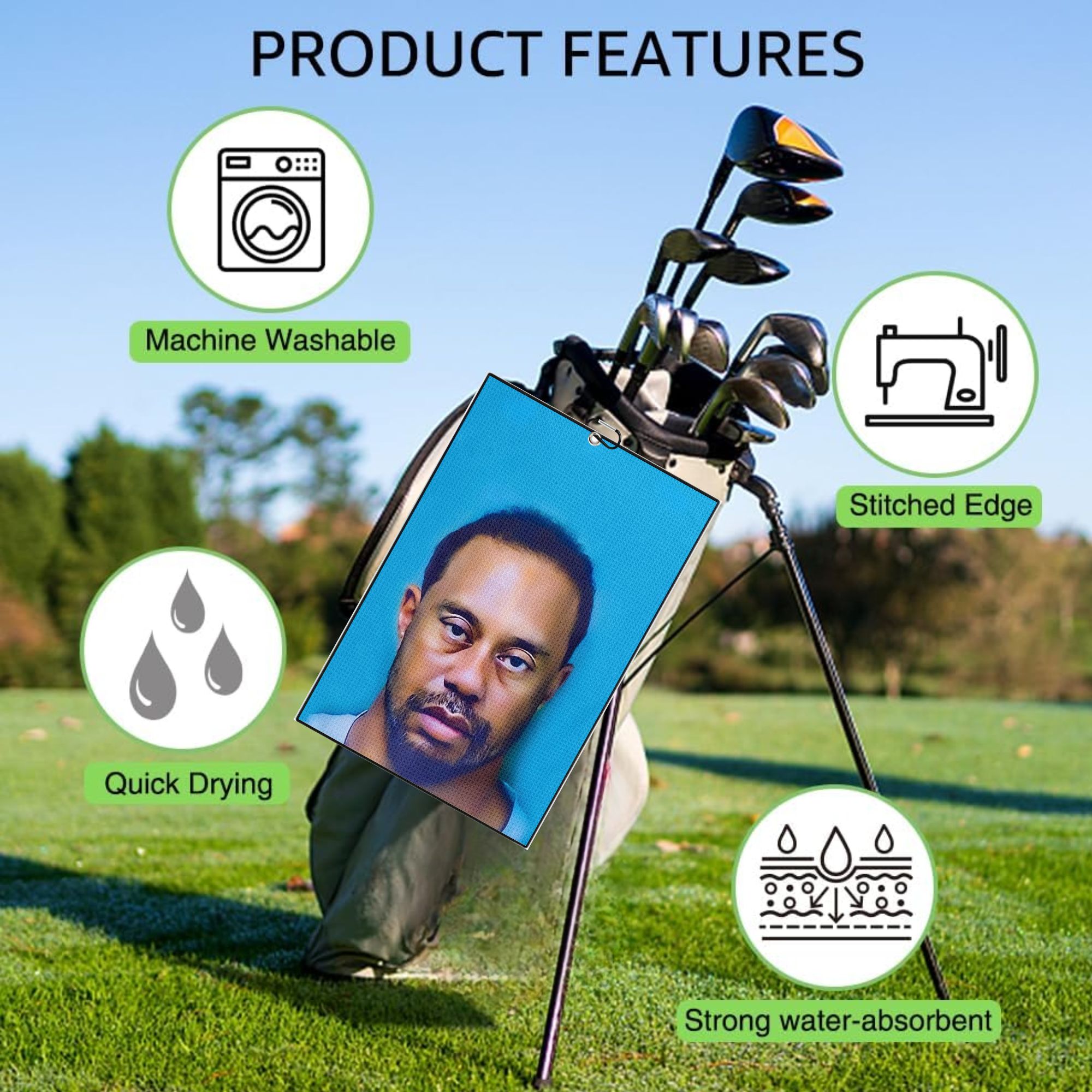 2 asciugamani da golf diverten - Golf Towel Waffle recensione e prezzo