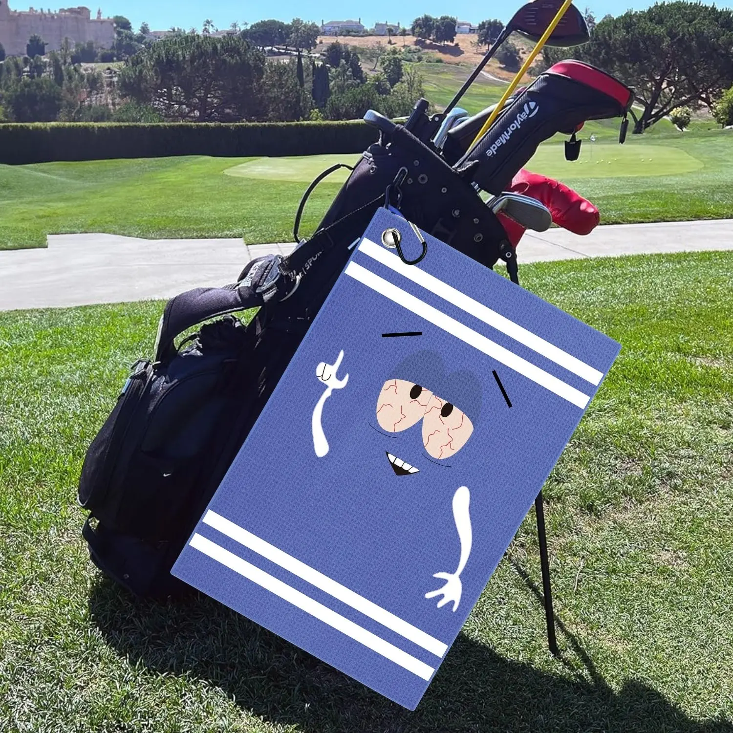 Divertente asciugamano da golf - Golf Towel Waffle recensione e prezzo