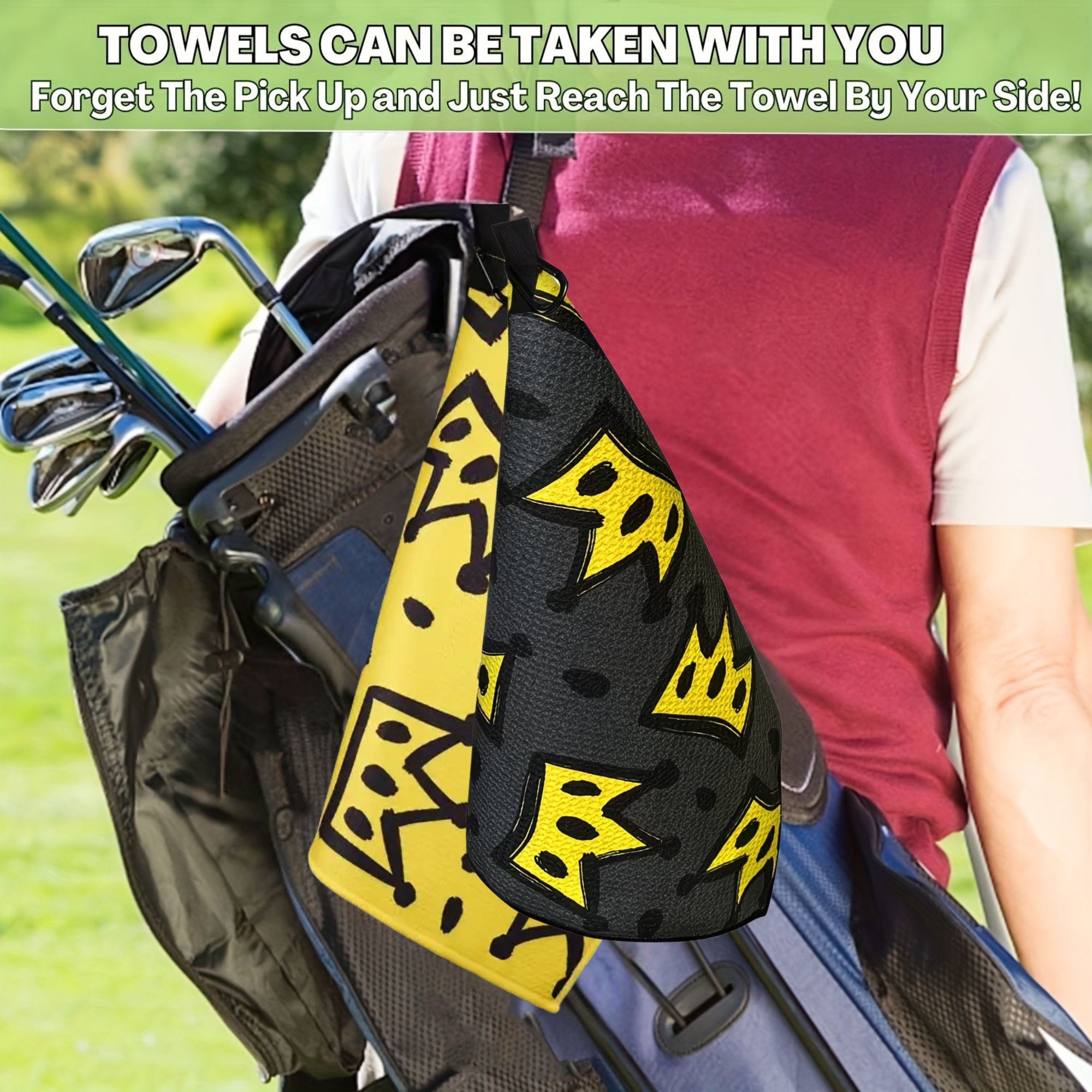 2 asciugamani da golf King Cro - Golf Towel Waffle recensione e prezzo