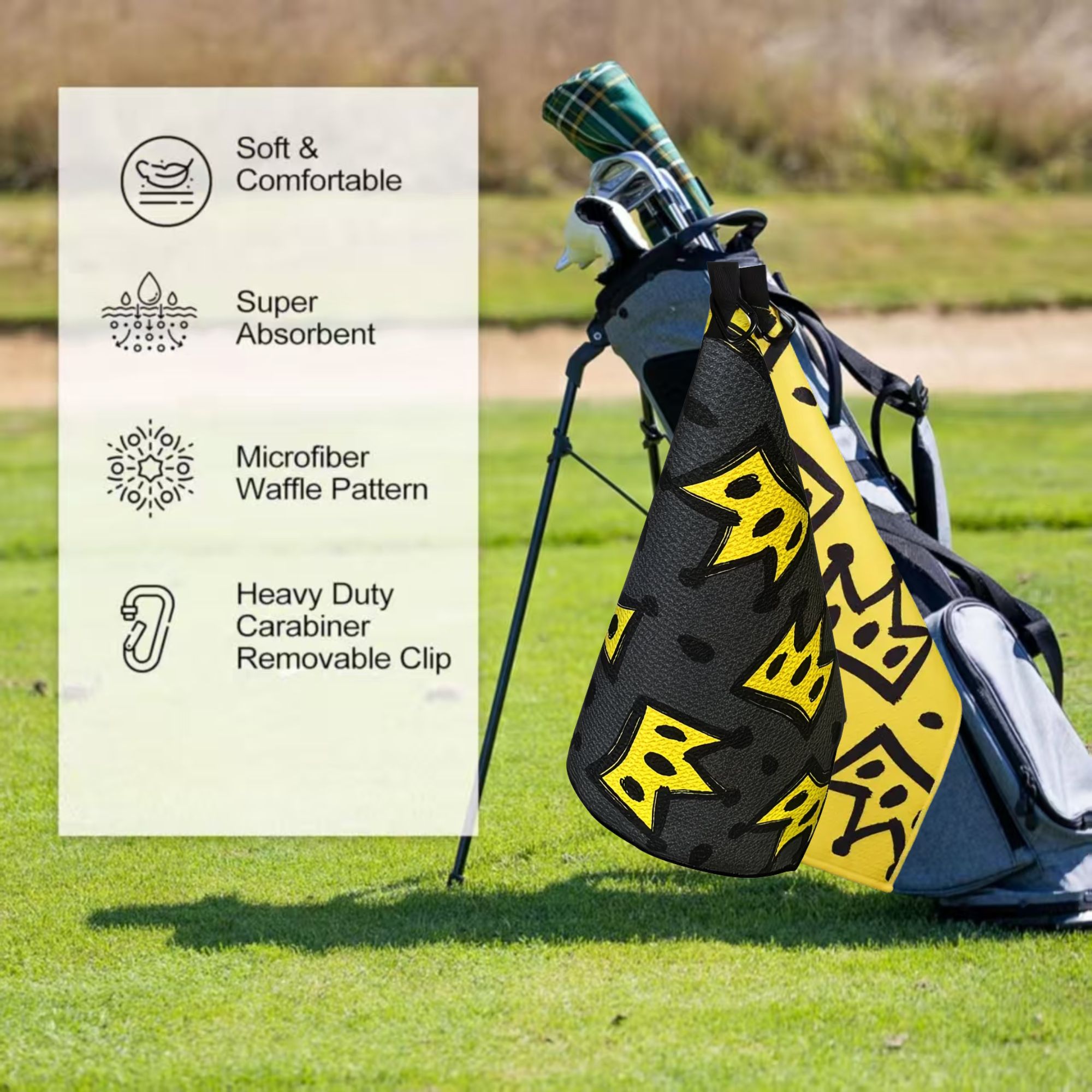 2 asciugamani da golf King Cro - Golf Towel Waffle recensione e prezzo